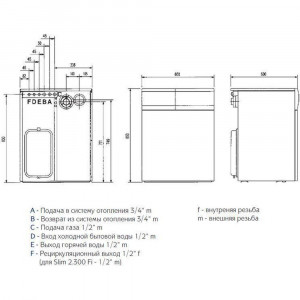 Baxi SLIM 2.300 Fi котел газовый напольный с закрытой камерой