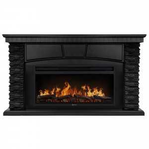 Каминокомплект: Очаг Electrolux EFP/P-3620LS, портал Porto 42/40/36 камень чер. шп. венге