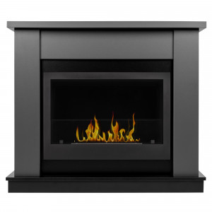 Каминокомплект:Биокамин Firelight BFP/P-3020+Canto Long графит, черный