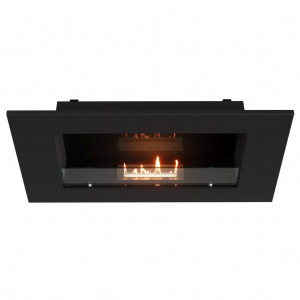 Каминокомплект:Биокамин Firelight BFP/W-90+Набор керамических камней М, черные