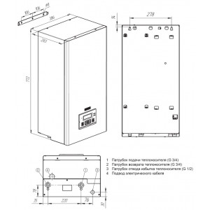 Электрический котел STOUT SEB PLUS 5 кВт