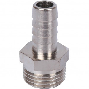Штуцер STOUT НР никелированный 1/2 x12