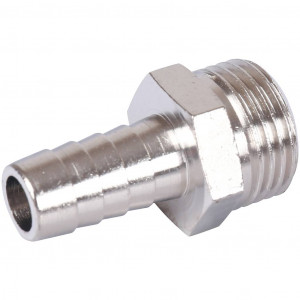 Штуцер STOUT НР никелированный 1/2 x12