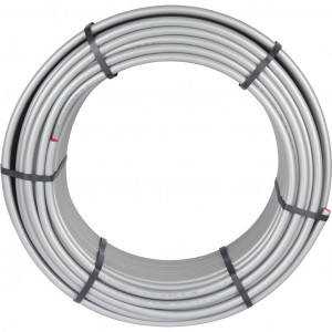 Труба STOUT PEX 16x2,6 стабильная , серая, (бухта 100 м)