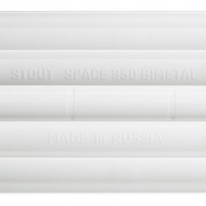 STOUT Space 350 14 секций радиатор биметаллический боковое подключение RAL9016