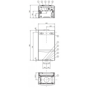 Газовый настенный котел Vaillant atmoTEC plus VU 280/5-5 (H-RU/VE), 28 кВт